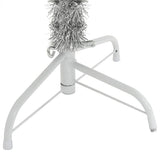 Artificial Pre-lit Christmas Tree Silver 180 cm PET