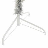 Artificial Pre-lit Christmas Tree Silver 210 cm PET
