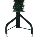 Corner Artificial Christmas Tree Green 210 cm PVC and Metal - 45-Degree Angle