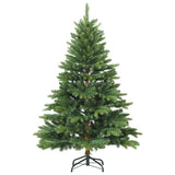 Artificial Christmas Tree with 150 LEDs Green 120 cm PE and PVC - Top-Down View