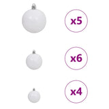 Artificial Christmas Tree with 150 LEDs Green 120 cm PE and PVC