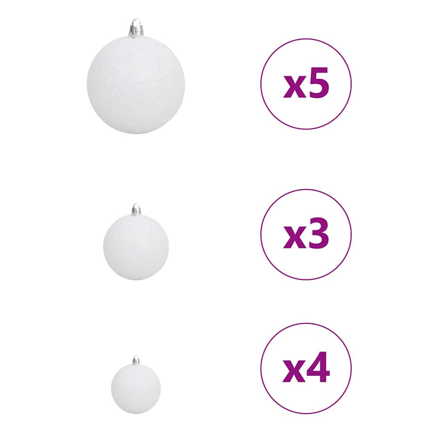 Artificial Christmas Tree with 150 LEDs Green 150 cm PE and PVC