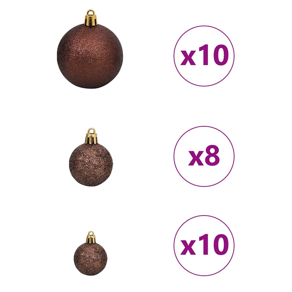 Artificial Christmas Tree with 300 LEDs Green 210 cm PE and PVC