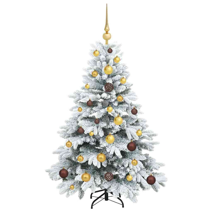Artificial Christmas Tree with 150 LEDs White 120 cm PE and PVC