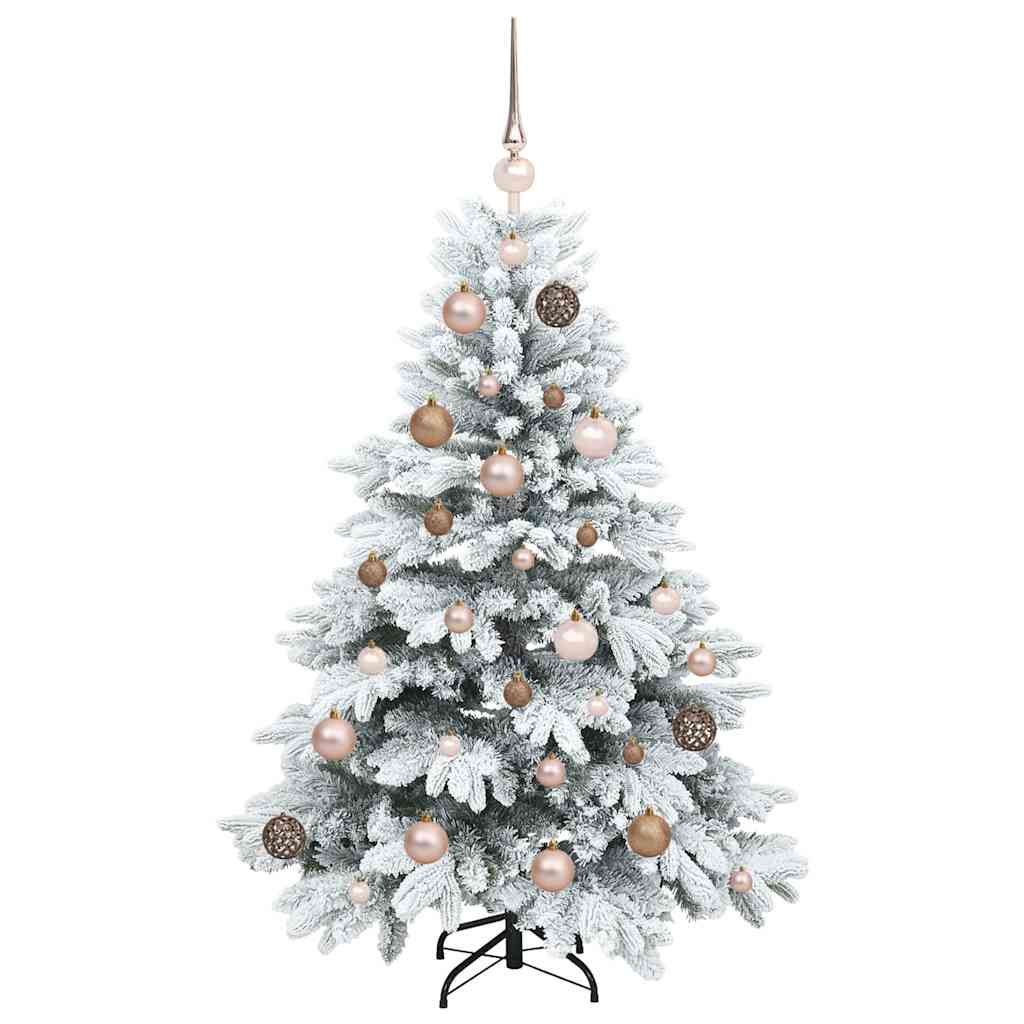 Artificial Christmas Tree with 150 LEDs White 120 cm PE and PVC