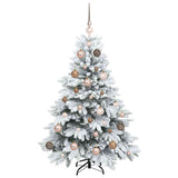 Artificial Christmas Tree with 150 LEDs White 120 cm PE and PVC