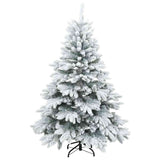 Artificial Christmas Tree with 150 LEDs White 120 cm PE and PVC