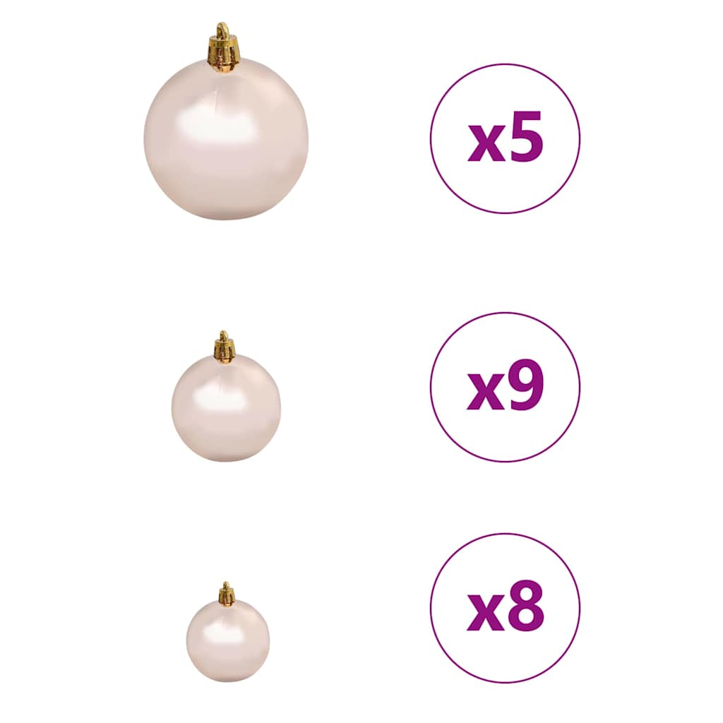 Artificial Christmas Tree with 150 LEDs White 120 cm PE and PVC