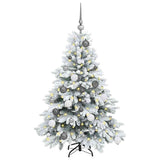 Artificial Christmas Tree with 150 LEDs White 120 cm PE and PVC