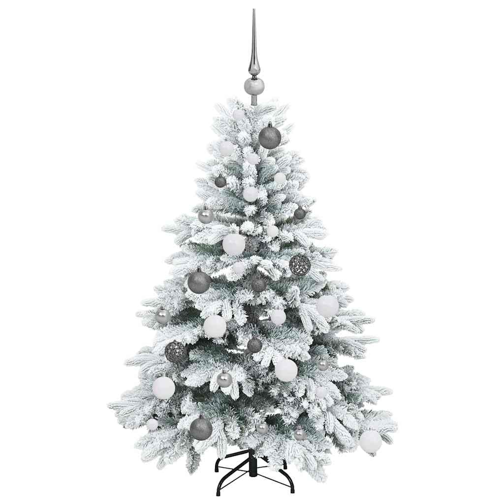 Artificial Christmas Tree with 150 LEDs White 120 cm PE and PVC
