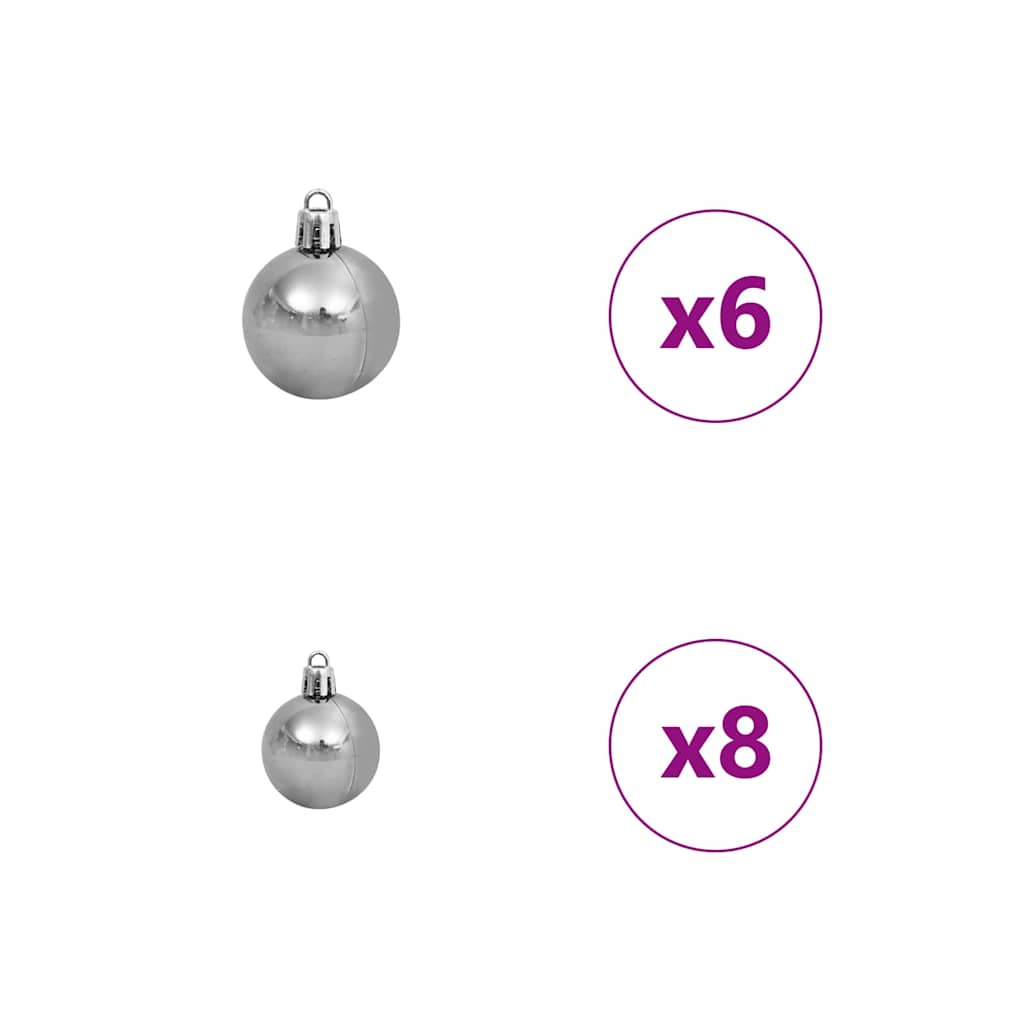 Artificial Christmas Tree with 150 LEDs White 120 cm PE and PVC