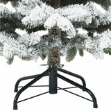 Artificial Christmas Tree with 150 LEDs White 150 cm PE and PVC - Low Angle