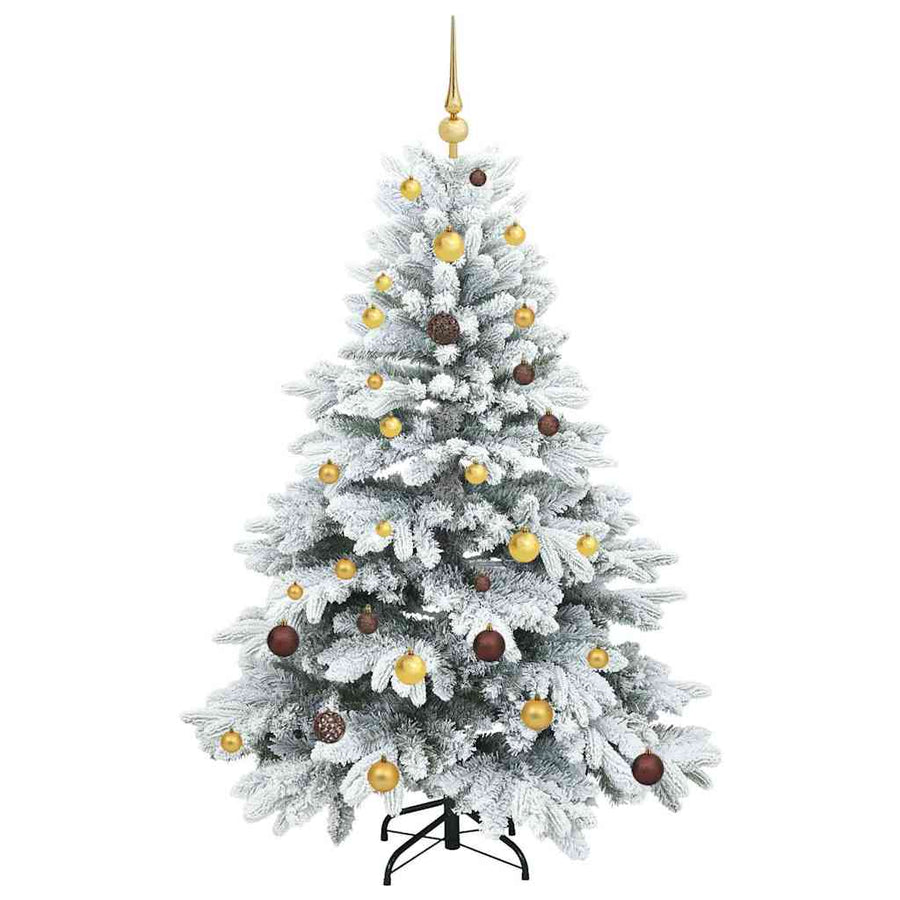 Artificial Christmas Tree with 150 LEDs White 150 cm PE and PVC