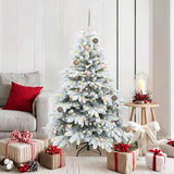 Artificial Christmas Tree with 150 LEDs White 150 cm PE and PVC