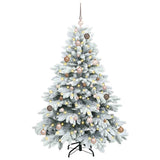 Artificial Christmas Tree with 150 LEDs White 150 cm PE and PVC
