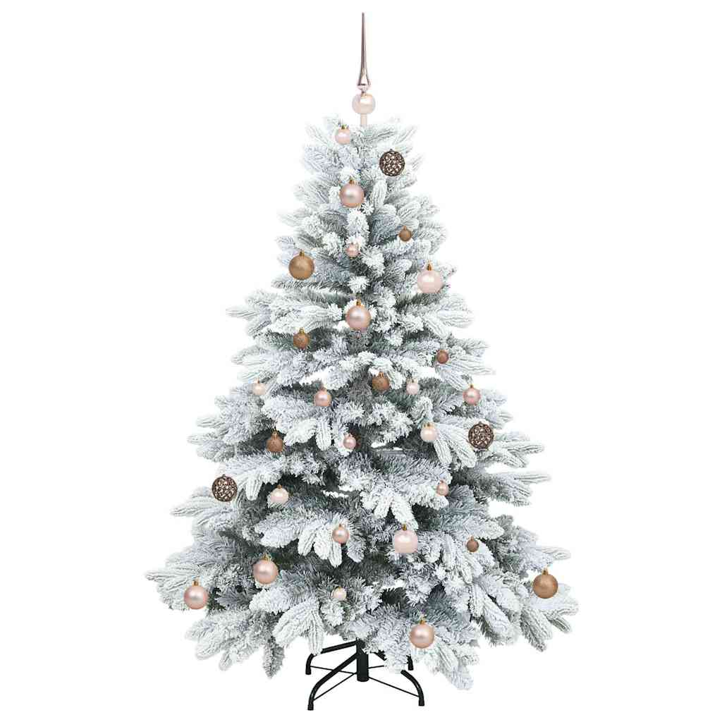 Artificial Christmas Tree with 150 LEDs White 150 cm PE and PVC