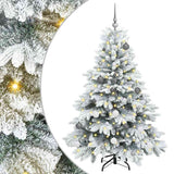 Artificial Christmas Tree with 150 LEDs White 150 cm PE and PVC