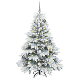 Artificial Christmas Tree with 150 LEDs White 150 cm PE and PVC