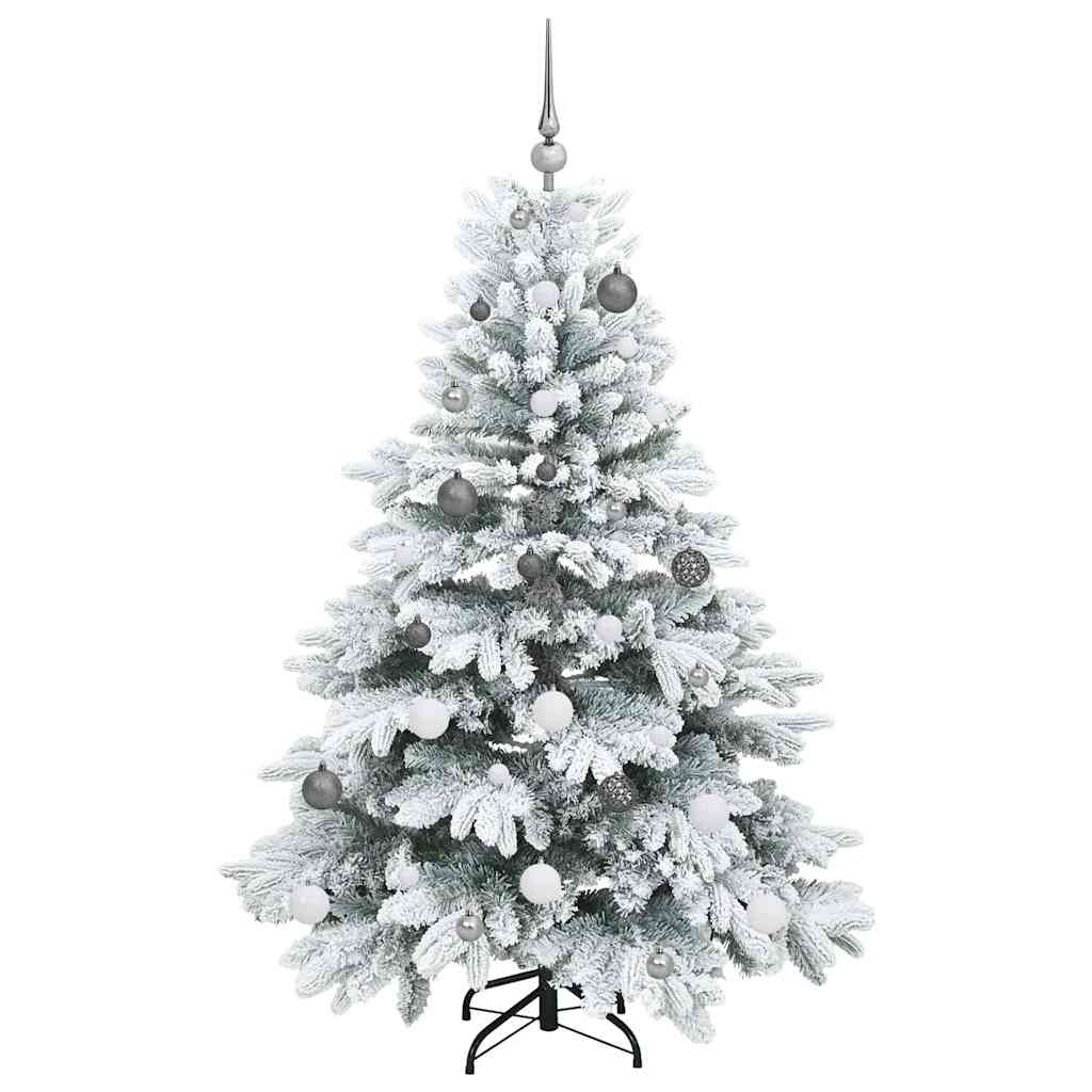 Artificial Christmas Tree with 150 LEDs White 150 cm PE and PVC