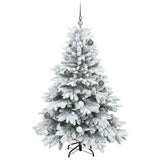 Artificial Christmas Tree with 150 LEDs White 150 cm PE and PVC