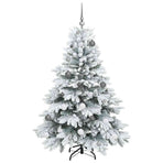 Artificial Christmas Tree with 150 LEDs White 150 cm PE and PVC