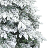 Artificial Christmas Tree with 300 LEDs White 180 cm PE and PVC