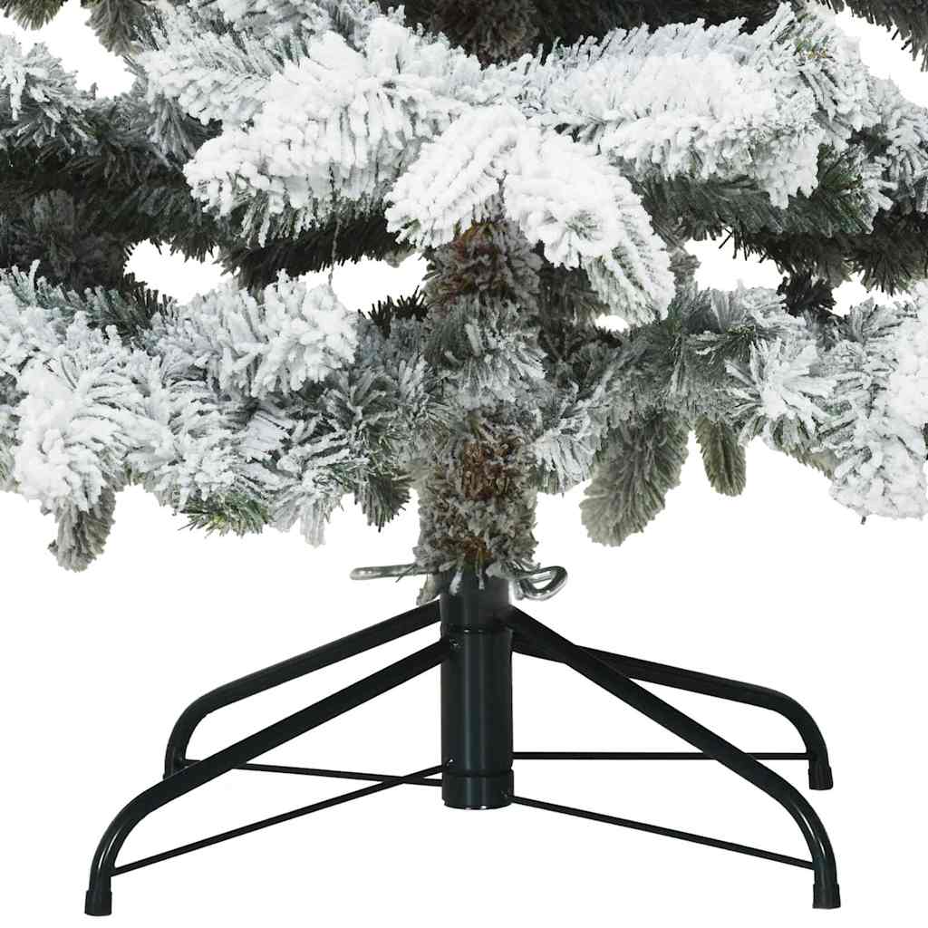 Artificial Christmas Tree with 300 LEDs White 180 cm PE and PVC