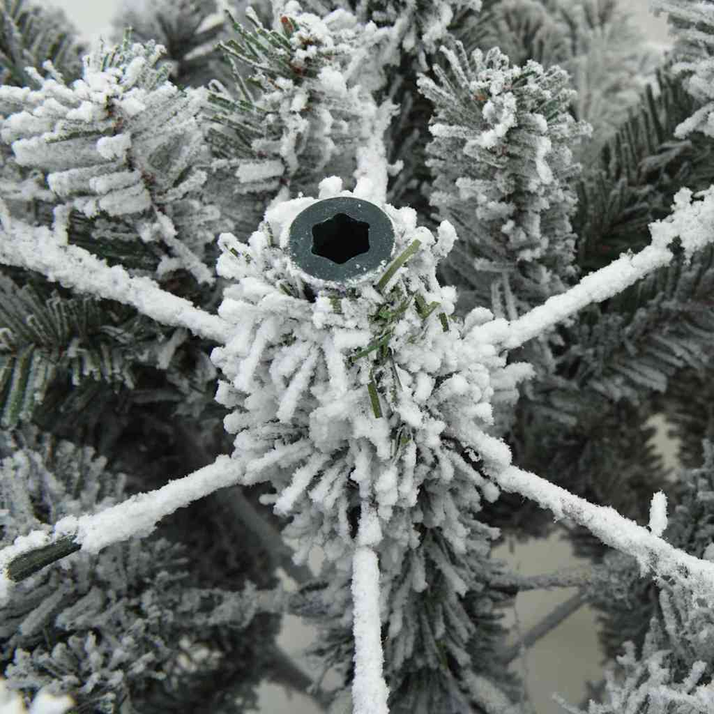 Artificial Christmas Tree with 300 LEDs White 180 cm PE and PVC