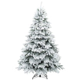 Artificial Christmas Tree with 300 LEDs White 180 cm PE and PVC