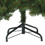 Artificial Hinged Christmas Tree Green 150 cm PVC and Steel