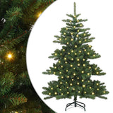 Artificial Hinged Christmas Tree Green 150 cm PVC and Steel