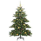 Artificial Hinged Christmas Tree Green 150 cm PVC and Steel