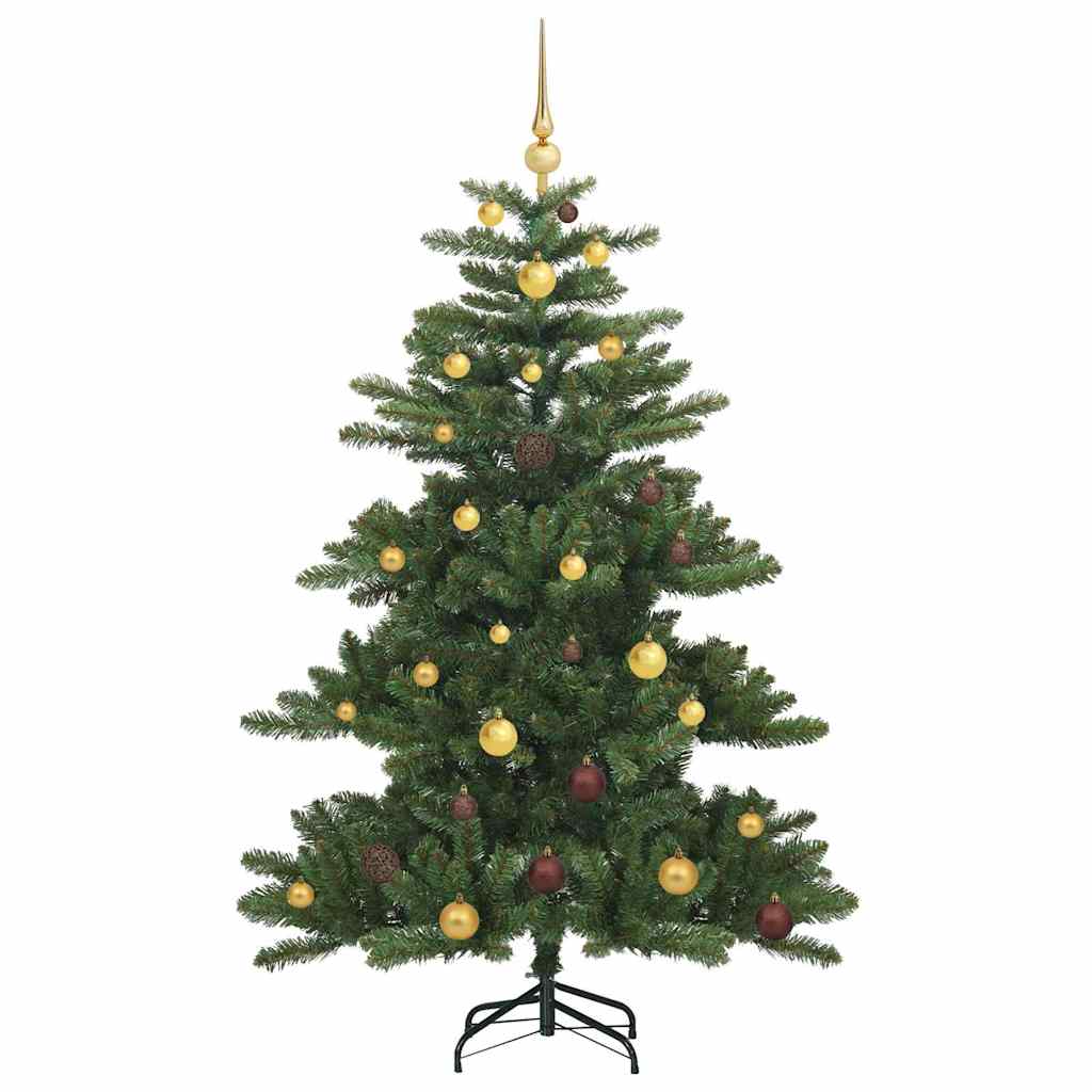 Artificial Hinged Christmas Tree Green 150 cm PVC and Steel