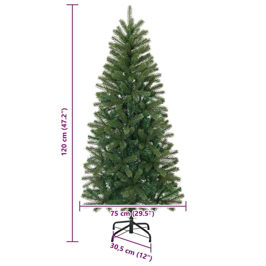 Artificial Christmas Tree 120 cm PVC, PE and steel Green