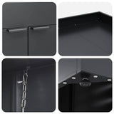 Wheelie Bin Storage with Planter Roof for Single 240L Bin - Extra Image