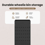 Wheelie Bin Storage with Planter Roof for Single 240L Bin