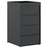 Wheelie Bin Storage with Planter Roof for Single 240L Bin