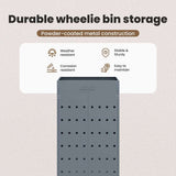 Wheelie Bin Storage with Planter Roof for Single 240L Bin - Extra Image