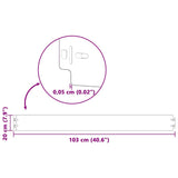 Lawn Edging 30 pcs Rusty 103 x 0.05 x 20 cm Weathering Steel - Extra Image