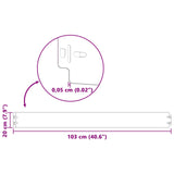 Lawn Edging 30 pcs Rusty 103 x 0.05 x 20 cm Weathering Steel - Extra Image