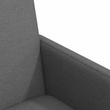 Dining Chairs 2 pcs Dark grey 57 x 66 x 94 cm Fabric - Close-Up Angle