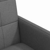 Dining Chairs with Wheels 2 pcs Dark grey 58 x 65 x 94 cm - Close-Up Angle