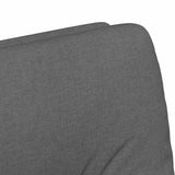 Dining Chairs with Wheels 2 pcs Dark grey 57 x 67 x 95 cm - Low Angle