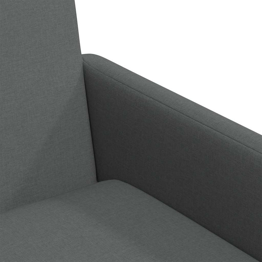 Dining Chairs 2 pcs Fabric Dark grey 57 x 68 x 94 cm