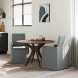 Dining Chairs 2 pcs Dark grey 57 x 67 x 95 cm Fabric