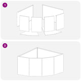 Corner Planter Rusty 60 x 60 x 35 cm Weathering steel - Extra Image