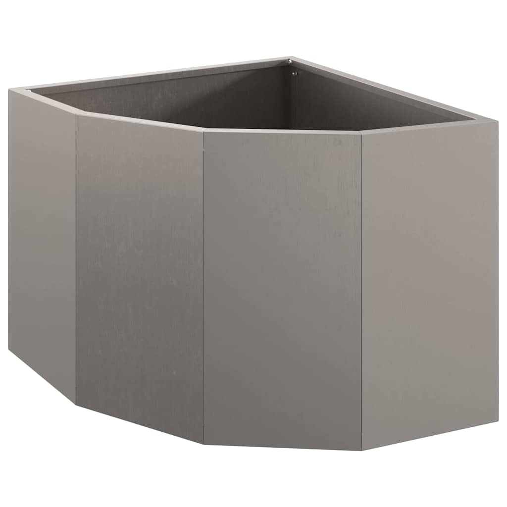 Corner Planter Rusty 45 x 45 x 35 cm Weathering steel