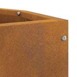 Corner Planter Rusty 30 x 30 x 35 cm Weathering steel - Extra Image