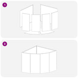 Corner Planter Rusty 60 x 60 x 50 cm Weathering steel - Extra Image