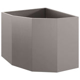 Corner Planter Rusty 60 x 60 x 50 cm Weathering steel - 45-Degree Angle